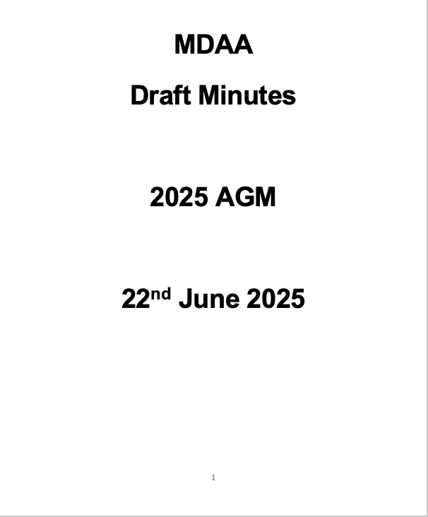 2025 AGM draft minutes